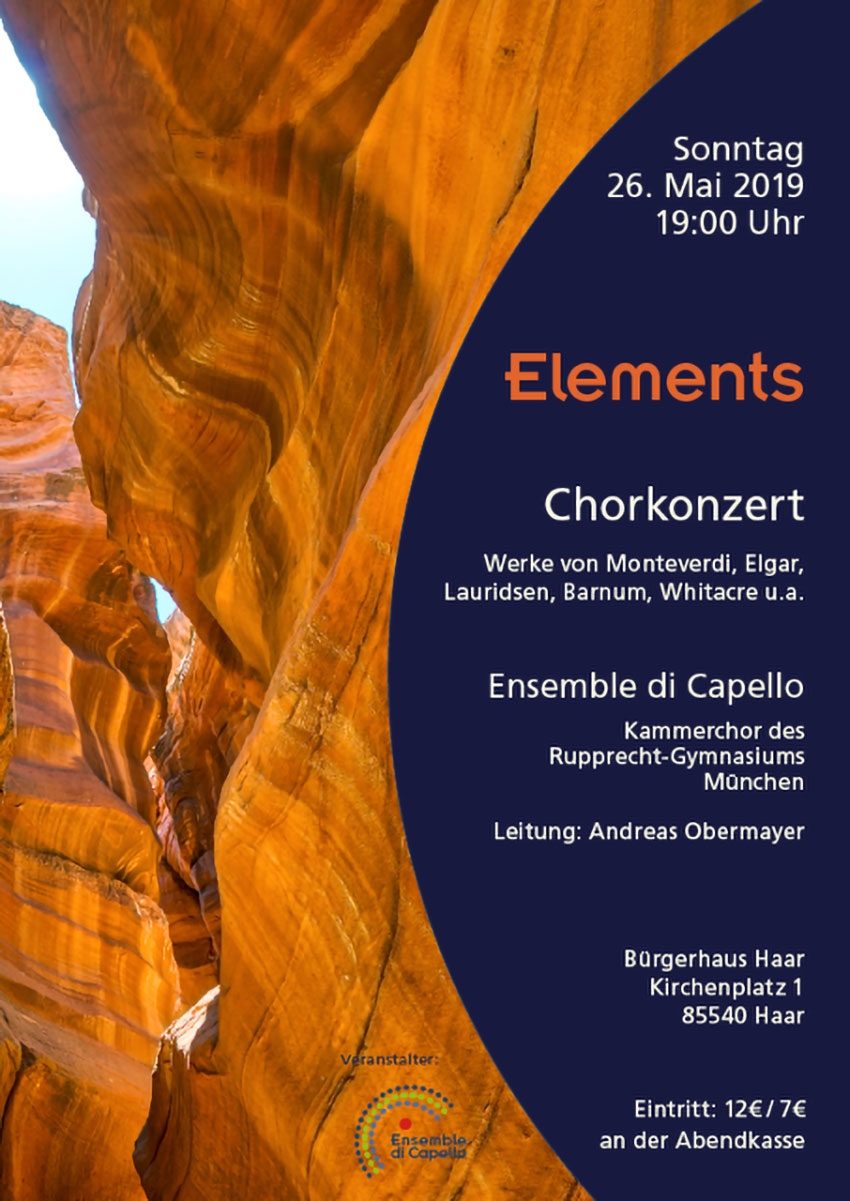Konzert Elements Flyer