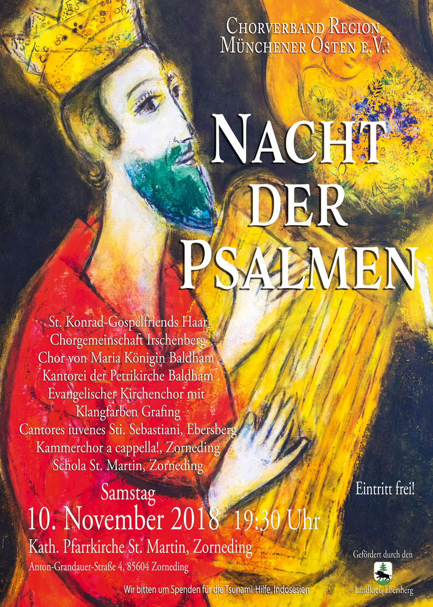 Nacht der Psalmen-Poster