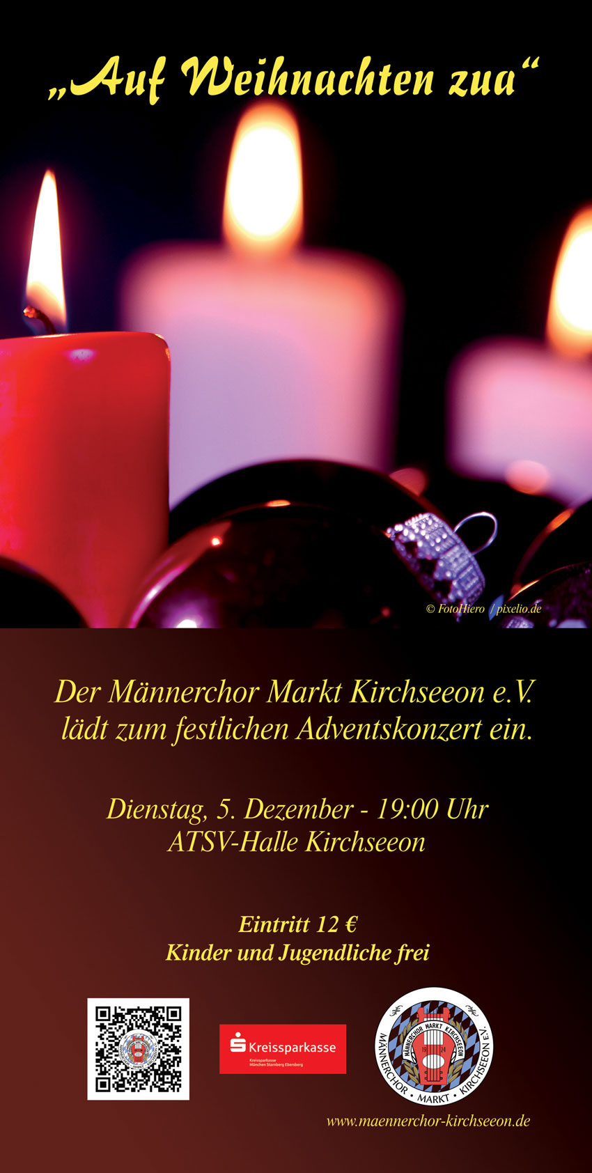 Weihnachtskonzert 2017 Männerchor Kirchseeon