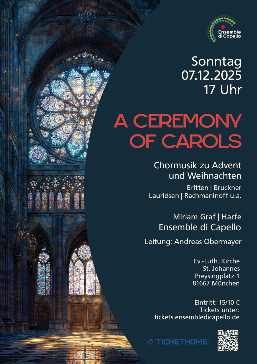 Plakat A Ceremony of Carols 7 12 2025