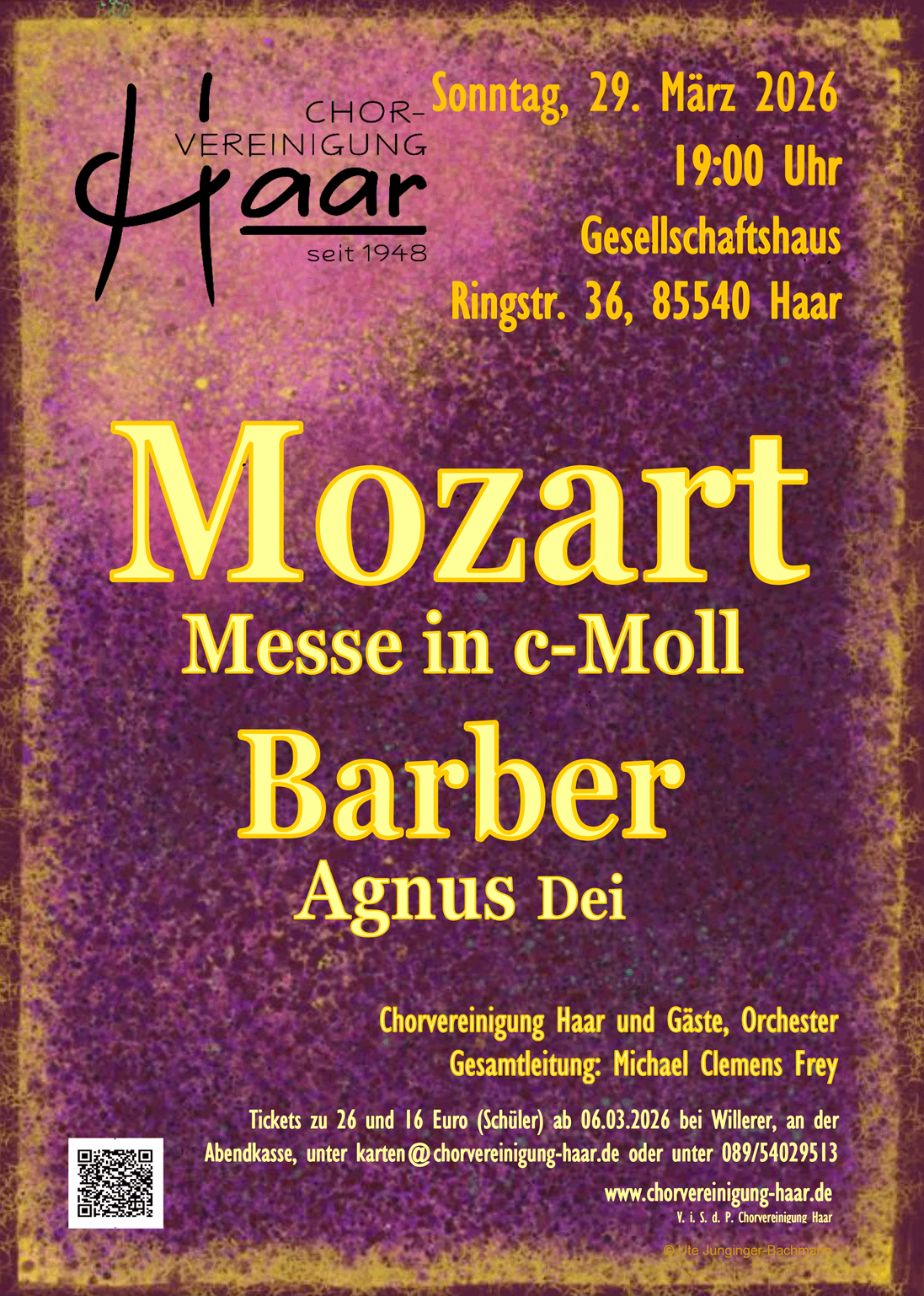 Chorvereinigung Haar – c Moll Messe 29 03 26